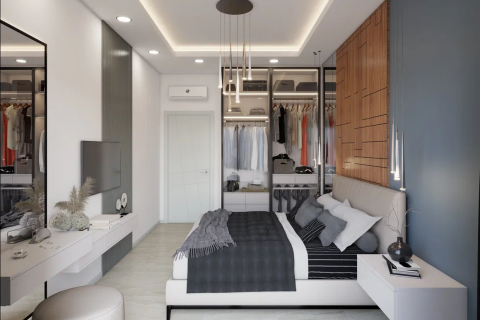 آپارتمان در  Mahmutlar ، امارات متحده عربی 1 خوابه ، 47 متر مربع.  شماره 80627 - 5