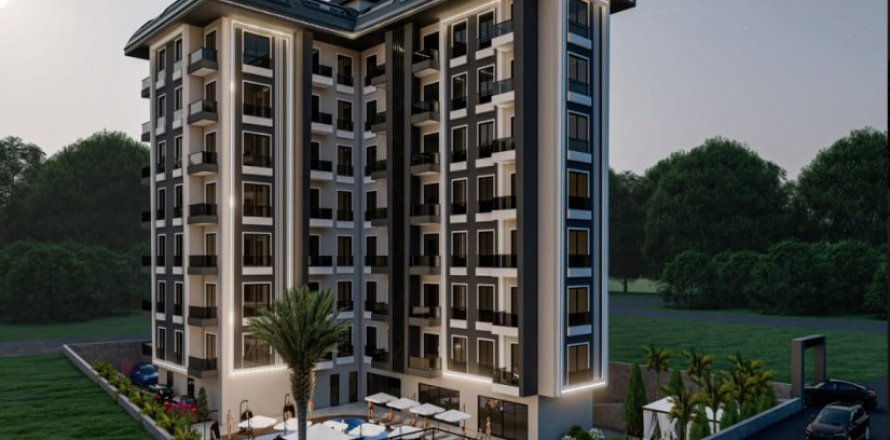 آپارتمان در  Alanya ، امارات متحده عربی 1 خوابه ، 110 متر مربع.  شماره 41294