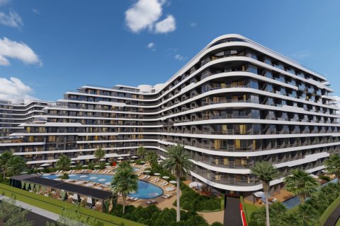 آپارتمان در  Antalya ، امارات متحده عربی 1 خوابه ، 90 متر مربع.  شماره 84954 - 3