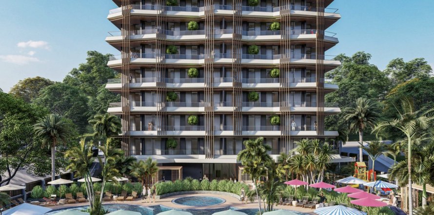 آپارتمان در  Antalya ، امارات متحده عربی 1 خوابه ، 43 متر مربع.  شماره 85424
