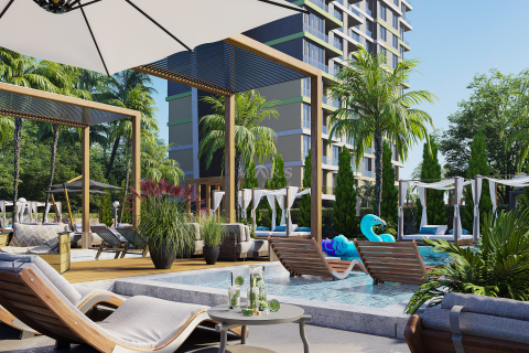 آپارتمان در در Premium class apartments in the popular area of ​​Mahmutlar on the first coastline. Alanya ، امارات متحده عربی 4 خوابه ، 142 متر مربع.  شماره 85843 - 15