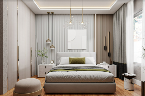 آپارتمان در  Mahmutlar ، امارات متحده عربی 1 خوابه ، 56 متر مربع.  شماره 86050 - 5