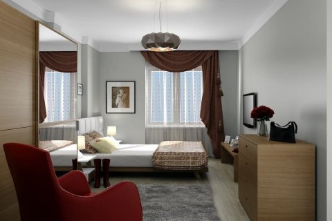 آپارتمان در در Banu Evleri Bahcekent 1 Esenyurt ، امارات متحده عربی 2 خوابه ، 104 متر مربع.  شماره 101439 - 3