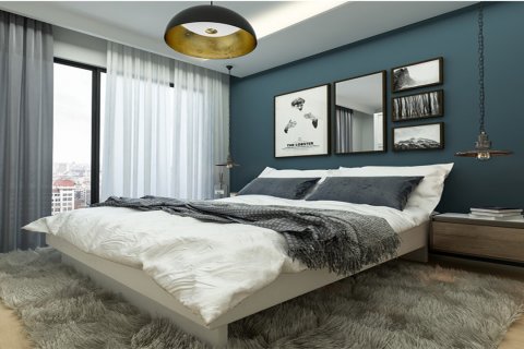 آپارتمان در در Ilkem Elexus Mezitli ، امارات متحده عربی 1 خوابه ، 62 متر مربع.  شماره 101415 - 3