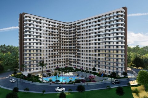 مجتمع مسکونی در  Erdemli ، امارات متحده عربی 70 متر مربع.  شماره 101419 - 2