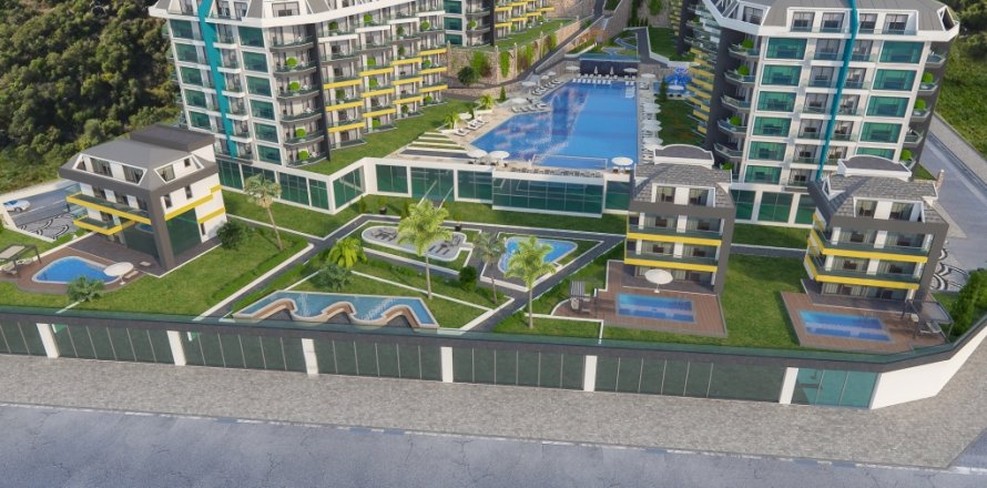 2+1 Leilighet  i Alanya, Antalya, Tyrkia Nr. 24560