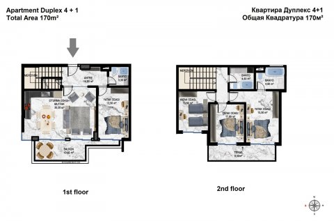 Bolig kompleks  i Kestel, Antalya, Tyrkia Nr. 33090 - 8