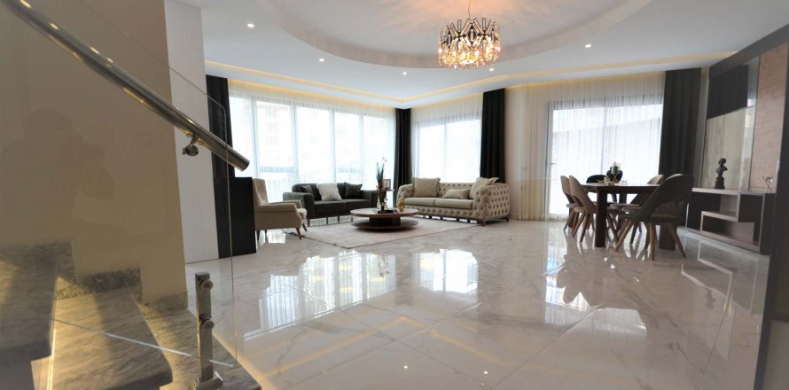 3+1 Takleilighet i Konak Seaside Premium, Alanya, Antalya, Tyrkia Nr. 35739