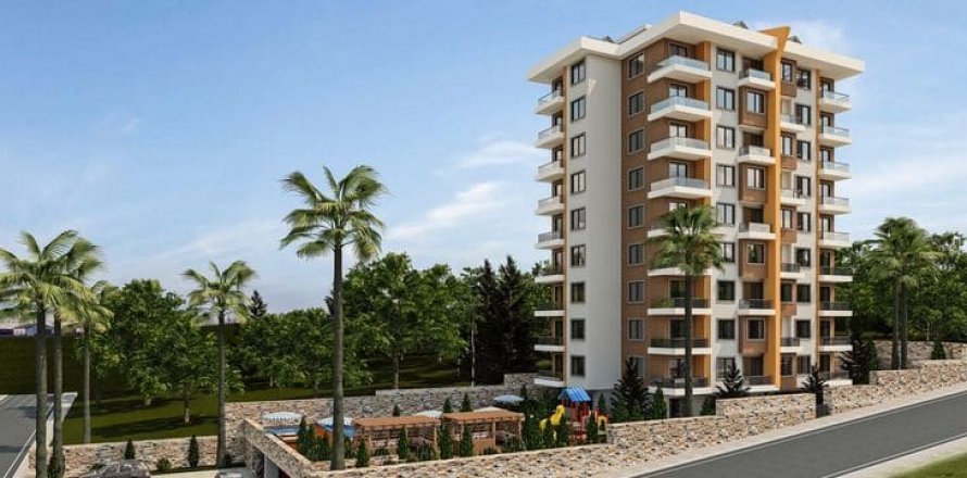 1+1 Leilighet  i Mahmutlar, Antalya, Tyrkia Nr. 46677