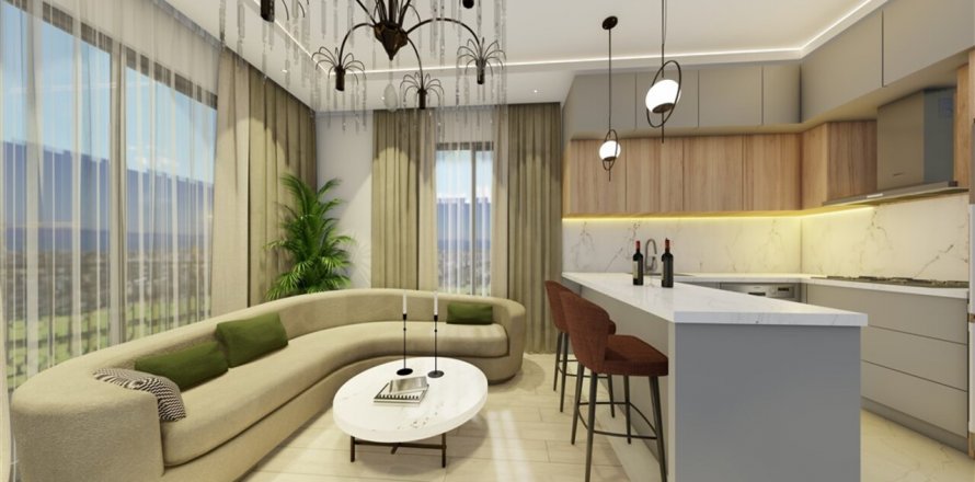 3+1 Takleilighet i Exodus Dreams Residence, Alanya, Antalya, Tyrkia Nr. 43231