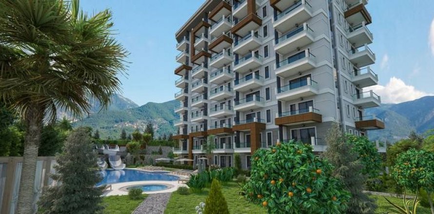 1+1 Leilighet  i Demirtas, Alanya, Antalya, Tyrkia Nr. 46023