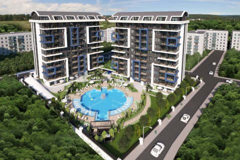 1+1 Leilighet  i Alanya, Antalya, Tyrkia Nr. 34316 - 4