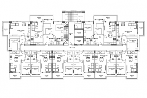 2+1 Takleilighet  i Avsallar, Antalya, Tyrkia Nr. 47798 - 15