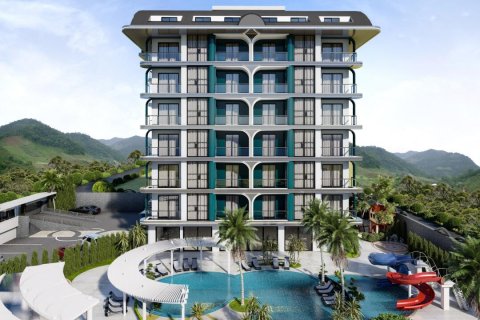 1+1 Leilighet  i Alanya, Antalya, Tyrkia Nr. 48277 - 1