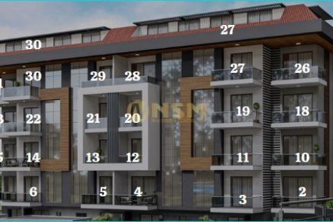 1+1 Leilighet  i Alanya, Antalya, Tyrkia Nr. 48232 - 17