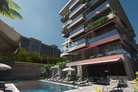 1+1 Leilighet  i Alanya, Antalya, Tyrkia Nr. 47428 - 2