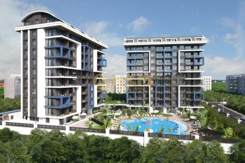 1+1 Leilighet  i Alanya, Antalya, Tyrkia Nr. 48427 - 7