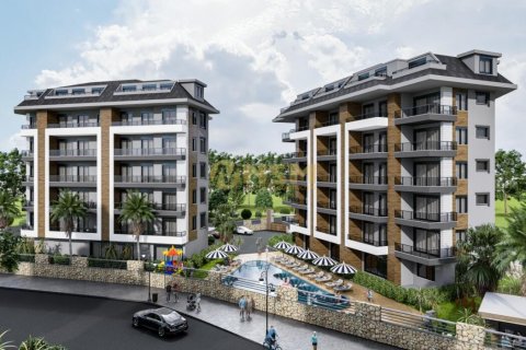 1+1 Leilighet  i Alanya, Antalya, Tyrkia Nr. 48428 - 1