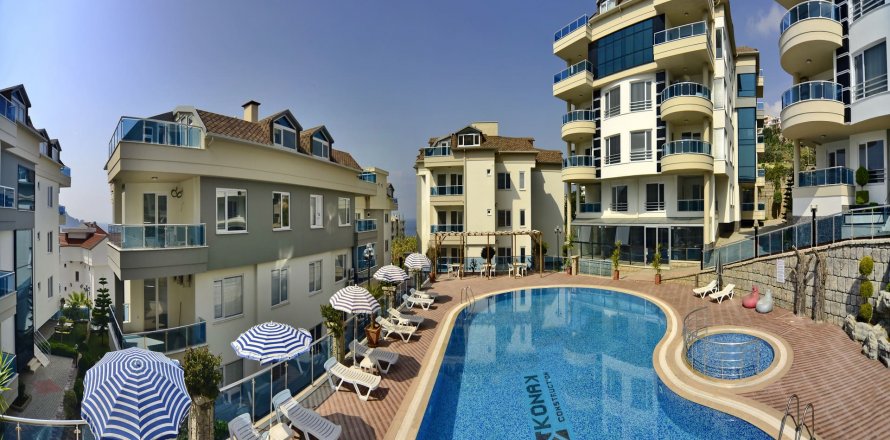 3+1 Leilighet i Blue Bay, Dinek, Alanya, Antalya, Tyrkia Nr. 47816