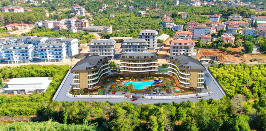 1+1 Leilighet  i Oba, Antalya, Tyrkia Nr. 34547