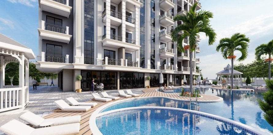 1+1 Leilighet  i Avsallar, Antalya, Tyrkia Nr. 50233