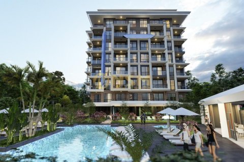 1+1 Leilighet  i Alanya, Antalya, Tyrkia Nr. 48288 - 3