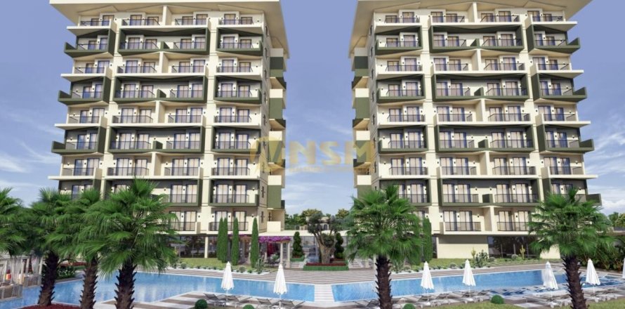 2+1 Leilighet  i Alanya, Antalya, Tyrkia Nr. 48395