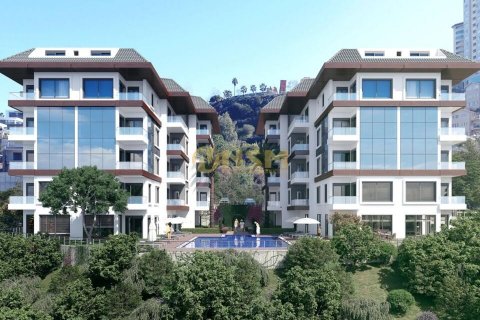 1+1 Leilighet  i Alanya, Antalya, Tyrkia Nr. 48429 - 1