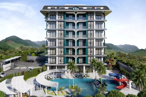 1+1 Leilighet  i Alanya, Antalya, Tyrkia Nr. 47293 - 5