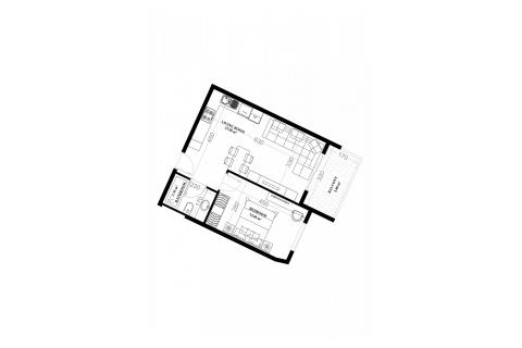 1+1 Leilighet i YEKTA ALARA CİTY Residence, Mahmutlar, Antalya, Tyrkia Nr. 160684