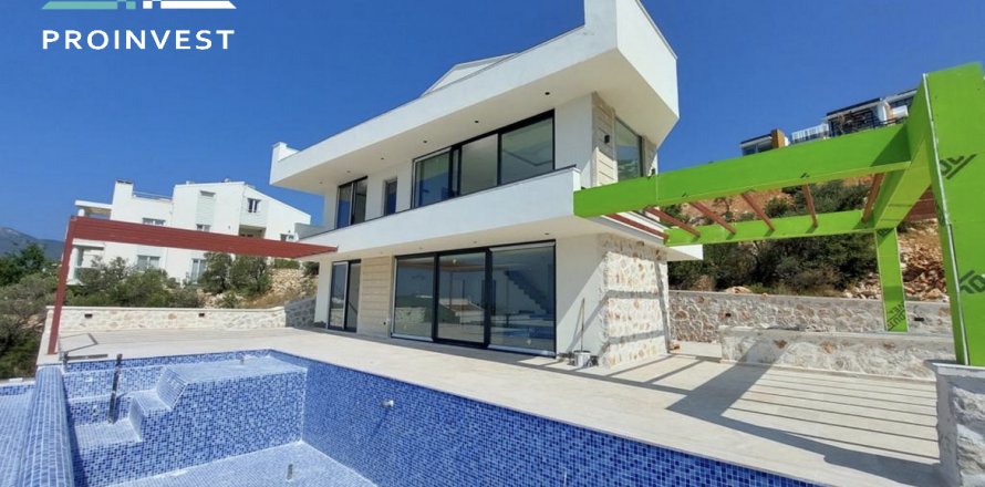 4+1 Villa  i Kalkan, Antalya, Tyrkia Nr. 50976