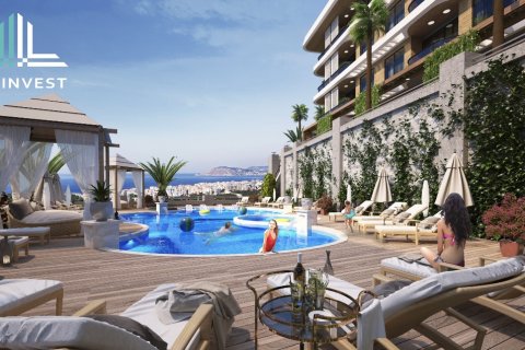 1+1 Leilighet  i Alanya, Antalya, Tyrkia Nr. 52297 - 6