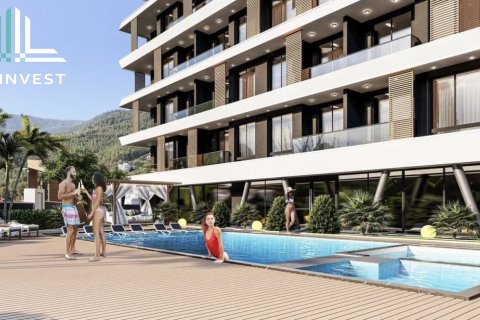 1+1 Leilighet  i Alanya, Antalya, Tyrkia Nr. 51686 - 1