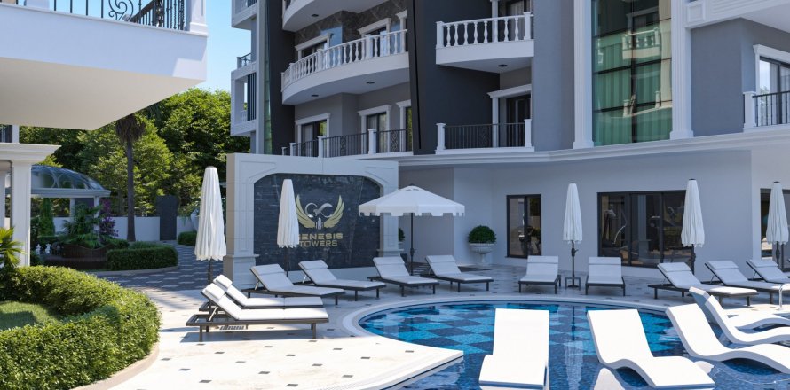 2+1 Takleilighet  i Alanya, Antalya, Tyrkia Nr. 51332