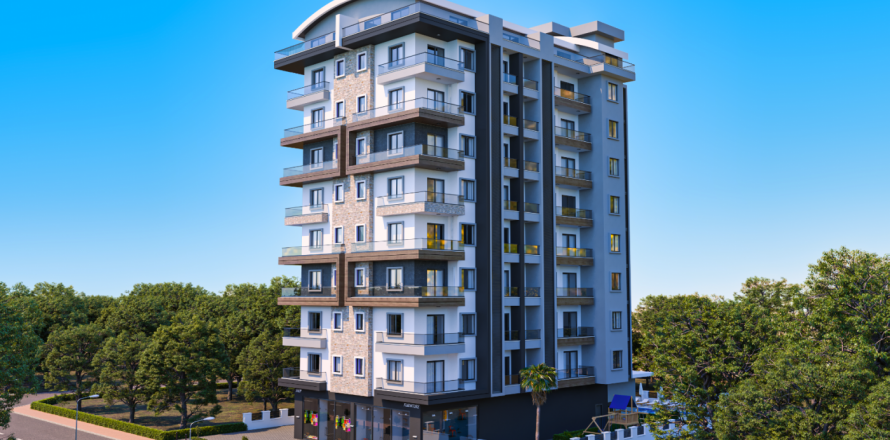 1+1 Leilighet  i Mahmutlar, Antalya, Tyrkia Nr. 42376