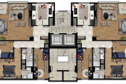 3+1 Leilighet i Bahar Residence, Kadikoy, Istanbul, Tyrkia Nr. 54162 - 5