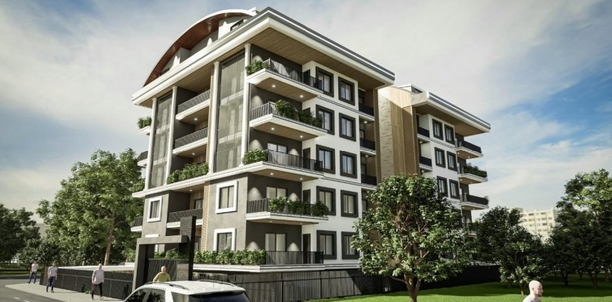 3+1 Takleilighet  i Mahmutlar, Antalya, Tyrkia Nr. 37939