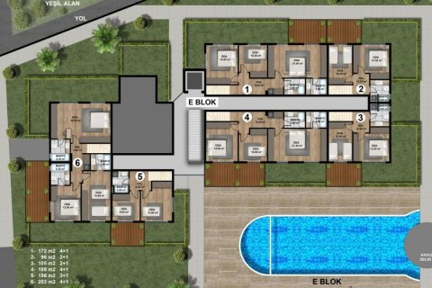 4+1 Leilighet  i Antalya, Tyrkia Nr. 52872 - 23