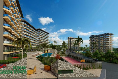 2+1 Leilighet i A comfortable and cozy complex on the Mediterranean coast surrounded by dense pine forests, Alanya, Antalya, Tyrkia Nr. 53919 - 15