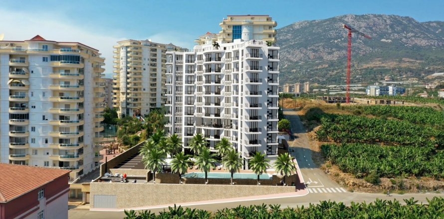 1+1 Leilighet  i Mahmutlar, Antalya, Tyrkia Nr. 34742