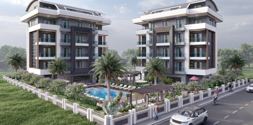 3+1 Leilighet  i Oba, Antalya, Tyrkia Nr. 47860