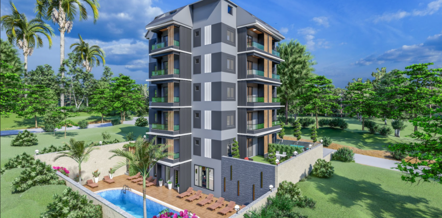 1+1 Leilighet  i Avsallar, Antalya, Tyrkia Nr. 53863