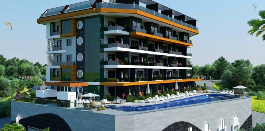 1+1 Leilighet  i Kestel, Antalya, Tyrkia Nr. 42787