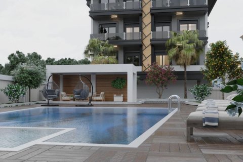 1+1 Leilighet  i Alanya, Antalya, Tyrkia Nr. 53989 - 4