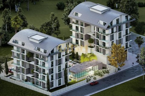 1+1 Leilighet  i Alanya, Antalya, Tyrkia Nr. 54037 - 1