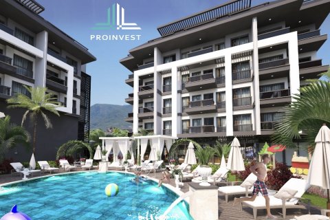 1+1 Leilighet  i Alanya, Antalya, Tyrkia Nr. 51485 - 2