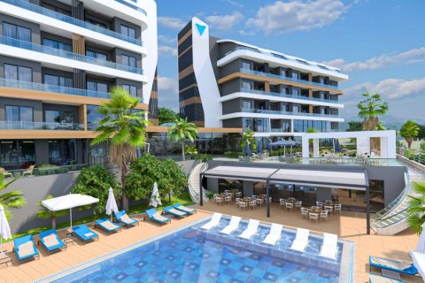 1+1 Leilighet  i Alanya, Antalya, Tyrkia Nr. 53993 - 16