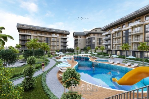 1+1 Leilighet  i Alanya, Antalya, Tyrkia Nr. 59036 - 2