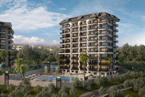 1+1 Leilighet  i Alanya, Antalya, Tyrkia Nr. 58862 - 5