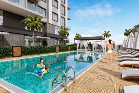 1+1 Leilighet  i Alanya, Antalya, Tyrkia Nr. 58938 - 3